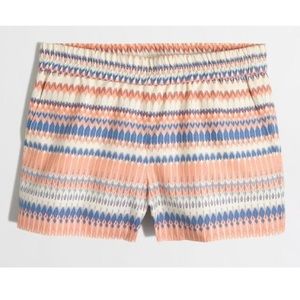 J. Crew Printed Boardwalk pull-on Shorts size 2